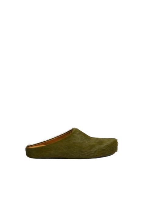 sabot fussbett uomo verdi MARNI | SBMR000600 P412200V58
